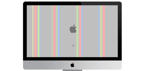 Líneas verticales iMac