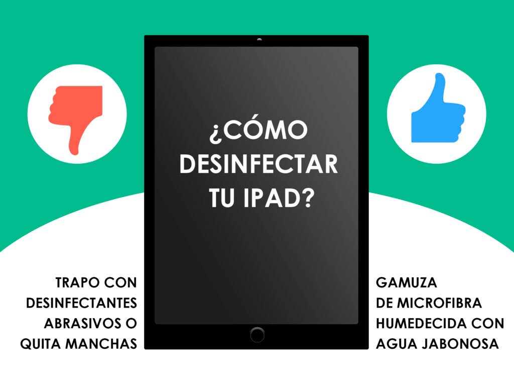 Cómo desinfectar tu iPad en casa