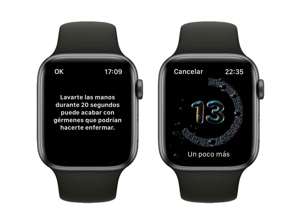 Activar aviso de lavar manos en Apple Watch MAE Recovery