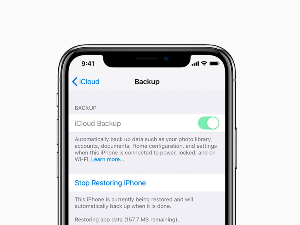 Restaurar la copia de seguridad en tu iPhone