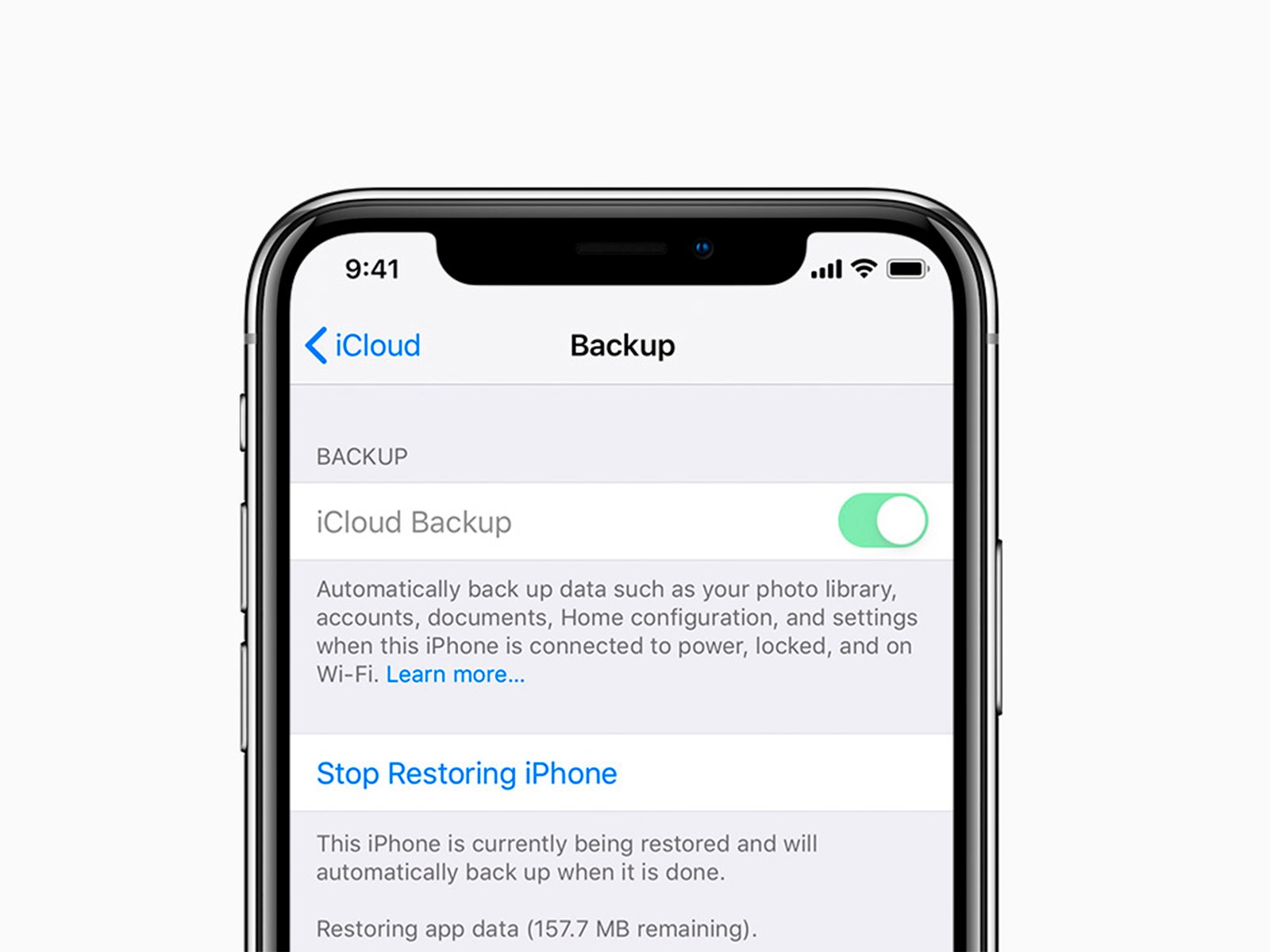 Restaurar la copia de seguridad en tu iPhone